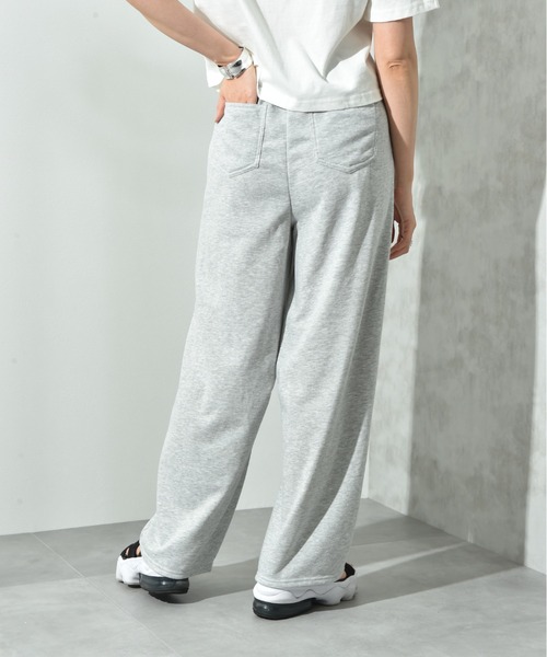 INTERPLANET（インタープラネット）の「裏毛カーブパンツ（その他パンツ・レディース・グレー/ブラック・FREE）」の17枚目の写真