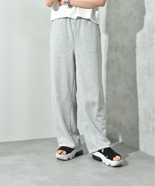 INTERPLANET（インタープラネット）の「裏毛カーブパンツ（その他パンツ・レディース・グレー/ブラック・FREE）」の18枚目の写真
