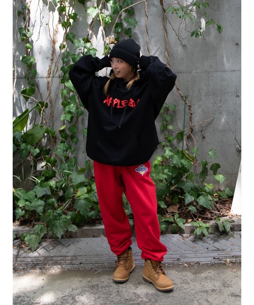 APPLEBUM(アップルバム)の「“PEACE TO THE HARDCORE” Sweat Parka(パーカー・メンズ・ブラック・MEDIUM/LARGE/X-LARGE/XX-LARGE)」の2枚目の写真