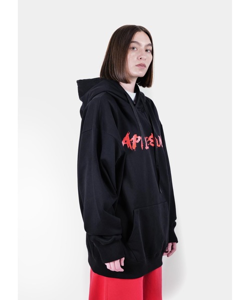 APPLEBUM(アップルバム)の「“PEACE TO THE HARDCORE” Sweat Parka(パーカー・メンズ・ブラック・MEDIUM/LARGE/X-LARGE/XX-LARGE)」の3枚目の写真