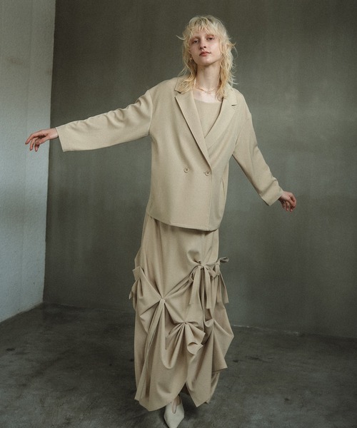 et.UNiVER（エトユニベール）の「Frourish attached dress（ドレス