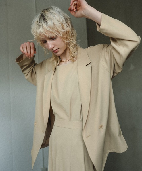 et.UNiVER(エトユニベール)の「Frourish attached dress(ドレス・レディース・チャコール/イエロー/ブラック/ブラウン・SMALL/MEDIUM/LARGE)」の13枚目の写真