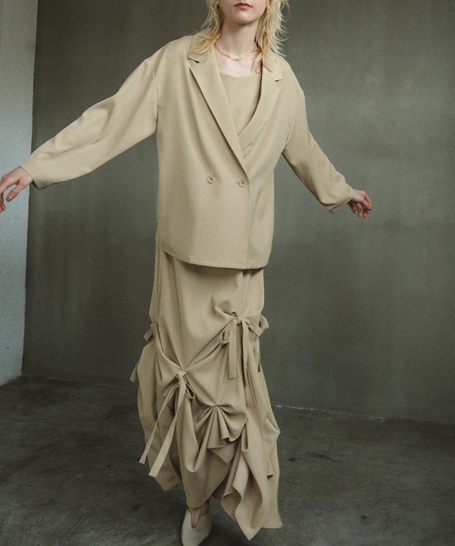 et.UNiVER（エトユニベール）の「Frourish attached dress（ドレス