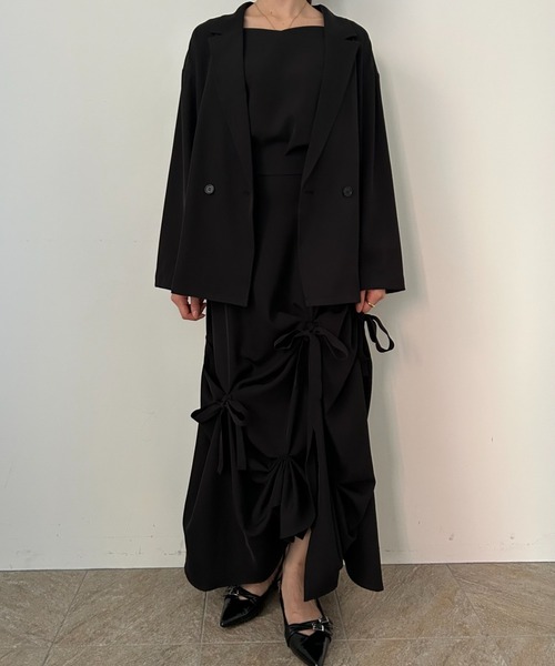 et.UNiVER（エトユニベール）の「Frourish attached dress（ドレス