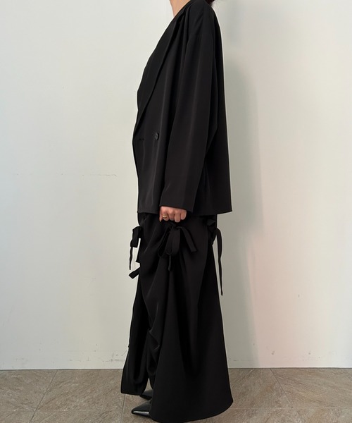 et.UNiVER(エトユニベール)の「Frourish attached dress(ドレス・レディース・チャコール/イエロー/ブラック/ブラウン・SMALL/MEDIUM/LARGE)」の19枚目の写真