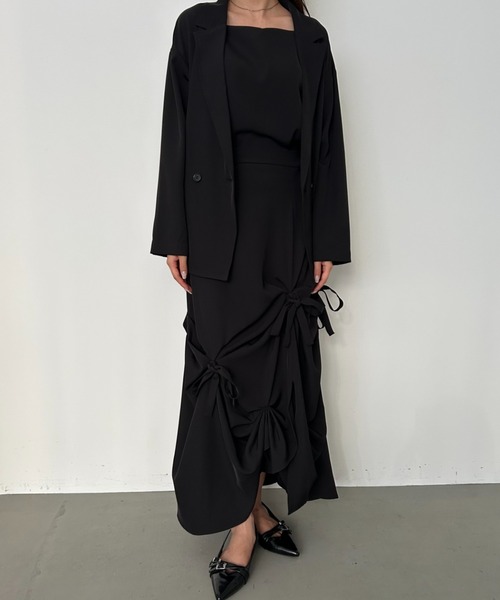 et.UNiVER（エトユニベール）の「Frourish attached dress（ドレス