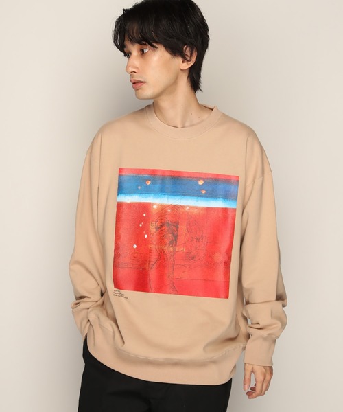 YEN TOWN MARKET(イェンタウンマーケット)の「【Nujabes】ヌジャベス Modal Soul ライニング クルーネック スウェット(スウェット・メンズ・ホワイト/サンドベージュ/ブラック/ヘザーグレー・L/M/XL)」の21枚目の写真