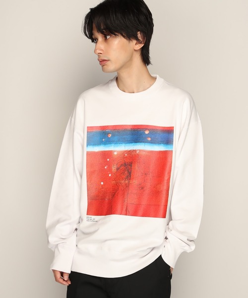 YEN TOWN MARKET(イェンタウンマーケット)の「【Nujabes】ヌジャベス Modal Soul ライニング クルーネック スウェット(スウェット・メンズ・ホワイト/サンドベージュ/ブラック/ヘザーグレー・L/M/XL)」の6枚目の写真