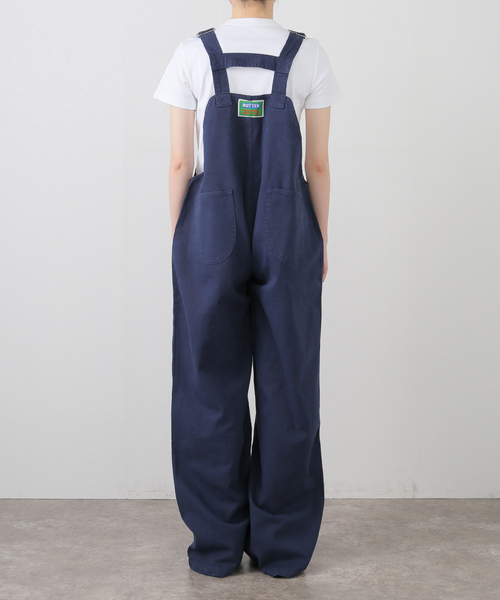 オールインワン・サロペット [GREEN BUTTER] Zipper Overall pants : 2color GREEN BUTTER ZIPPER オーバーオール（サロペット