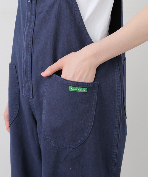 オールインワン・サロペット [GREEN BUTTER] Zipper Overall pants : 2color 韓国人気ブランド GREEN BUTTER グリーン バター