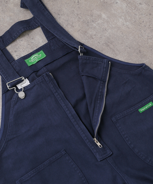 CITYSHOP GREEN BUTTER ZIPPER オーバーオール GREEN BUTTER ZIPPER オーバーオール（サロペット