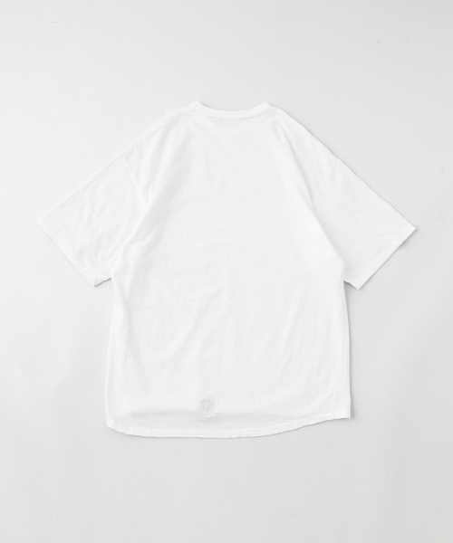 RIDING HIGH（ライディングハイ）の「RIDING HIGH / ライディングハイ NONDYED FABRIC S/S TEE（Tシャツ/カットソー・メンズ・アイボリー/ホワイト・MEDIUM/LARGE）」の3枚目の写真