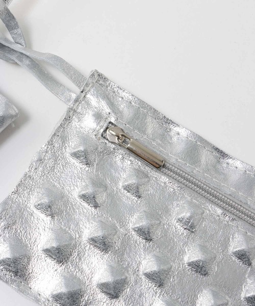 Cepica（セピカ）の「牛床革エンボスミニトート（トートバッグ・レディース・ブラック/シルバー・FREE）」の3枚目の写真