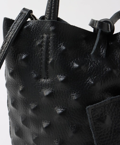 Cepica（セピカ）の「牛床革エンボスミニトート（トートバッグ・レディース・ブラック/シルバー・FREE）」の5枚目の写真