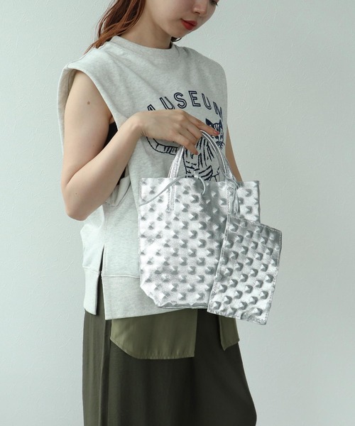 Cepica（セピカ）の「牛床革エンボスミニトート（トートバッグ・レディース・ブラック/シルバー・FREE）」の18枚目の写真