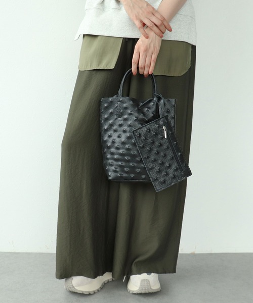 Cepica（セピカ）の「牛床革エンボスミニトート（トートバッグ・レディース・ブラック/シルバー・FREE）」の19枚目の写真