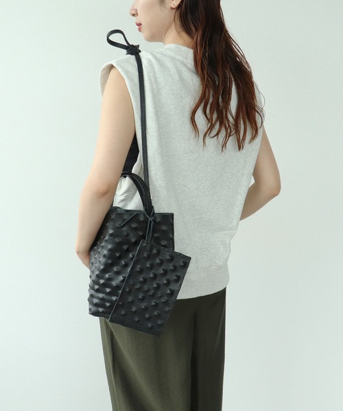 Cepica（セピカ）の「牛床革エンボスミニトート（トートバッグ・レディース・ブラック/シルバー・FREE）」の21枚目の写真