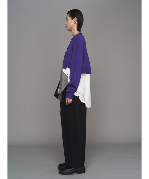PATTERN MIX SHIRT CAMISOLE【セットアップ着用可能