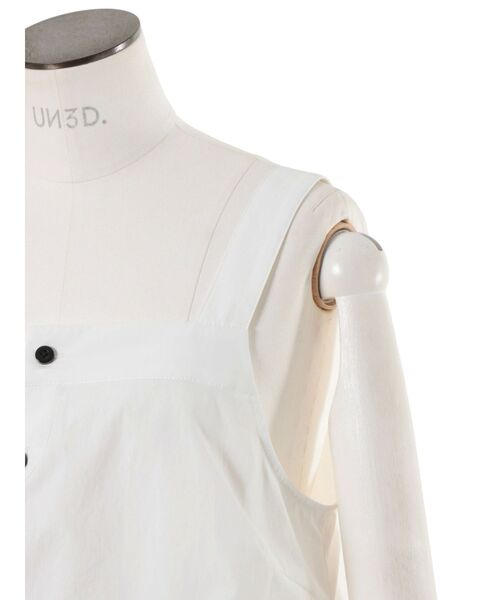 セール】PATTERN MIX SHIRT CAMISOLE【セットアップ着用可能