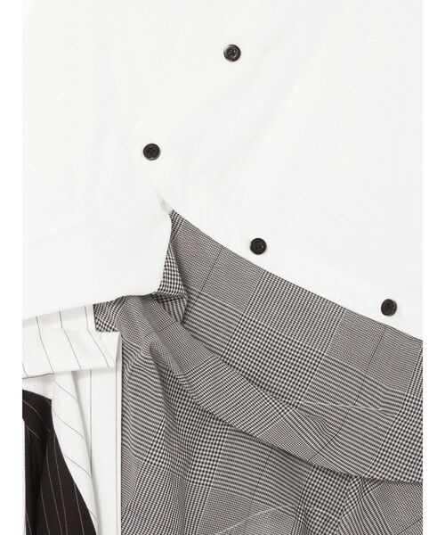 セール】PATTERN MIX SHIRT CAMISOLE【セットアップ着用可能