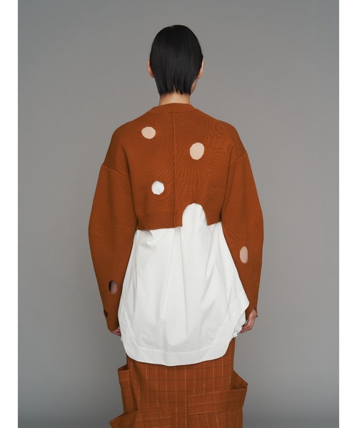 UN3D.(アンスリード)の「PATTERN MIX SHIRT CAMISOLE / パターンミックスシャツキャミソール(シャツ/ブラウス・レディース・ホワイト/ブラック/その他1/グレー・38/36)」の19枚目の写真