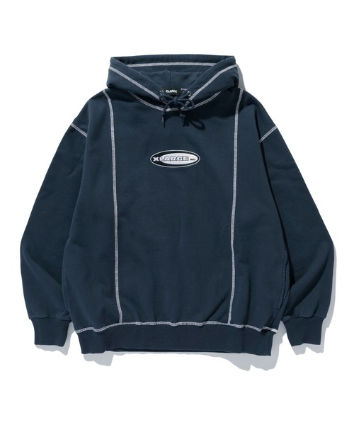 アー公 セール】OVAL LOGO PULLOVER HOODED SWEATSHIRT（パーカー）｜XLARGE