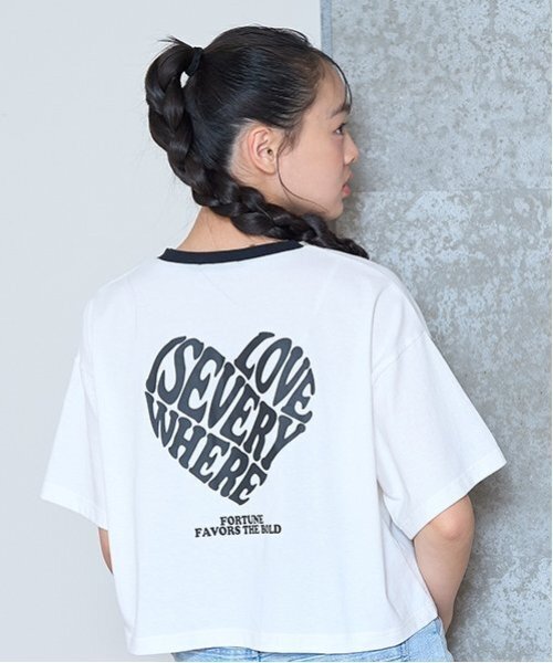 セール】【LTXC】【GOODPRICE】バックハートリンガーT（Tシャツ