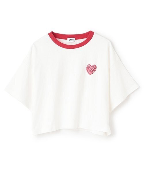LOVETOXIC(ラブトキシック)の「【LTXC】【GOODPRICE】バックハートリンガーT(Tシャツ/カットソー・キッズ・ブラック/オフホワイト/レッド/ネイビー・130cm/L:160cm/M:150cm/S:140cm)」の12枚目の写真