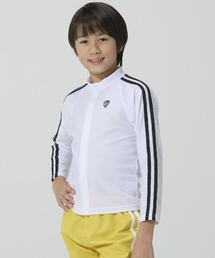 BEAMS SCHOOL（ビームススクール）の「キッズ サイドラインフルジップラッシュガード（小中学生向けサイズ）（ラッシュガード・キッズ）」