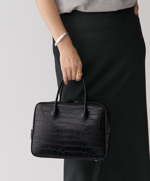 MAISON CANAU メゾンカナウ MAISON CANAU(メゾン カナウ)｜SMOOTH BOX-BOSTON(S)/ブラック