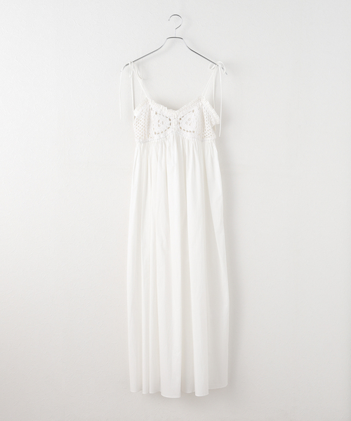 IENA ワンピース セール】THE GARMENT/ザ ガーメント kisten crochet dress