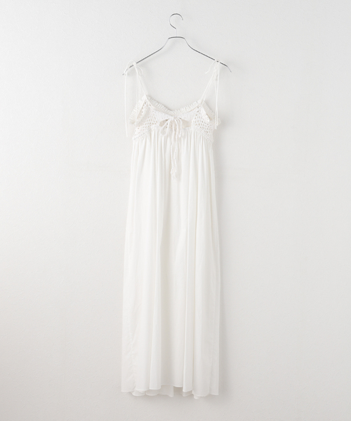 The Barnnet Ivory Cotton Dressワンピースフリー The Barnnet Ivory Cotton Dressワンピースフリー