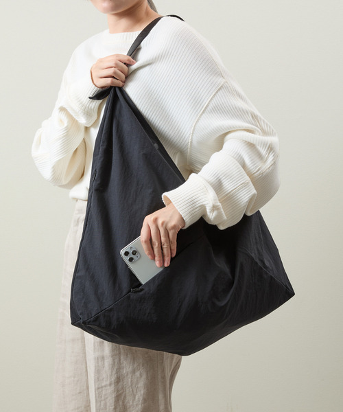 SLOW スロウ / span nylon wrap bag L 撥水スパンナイロンラップ