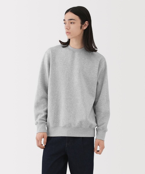 無印良品(ムジルシリョウヒン)の「紳士 スウェットシャツ(スウェット・メンズ・ブルー系/ブラウン系/カーキ/アイボリー/ブラック/グレー・XL/L/M/S/XS/XXL)」の3枚目の写真