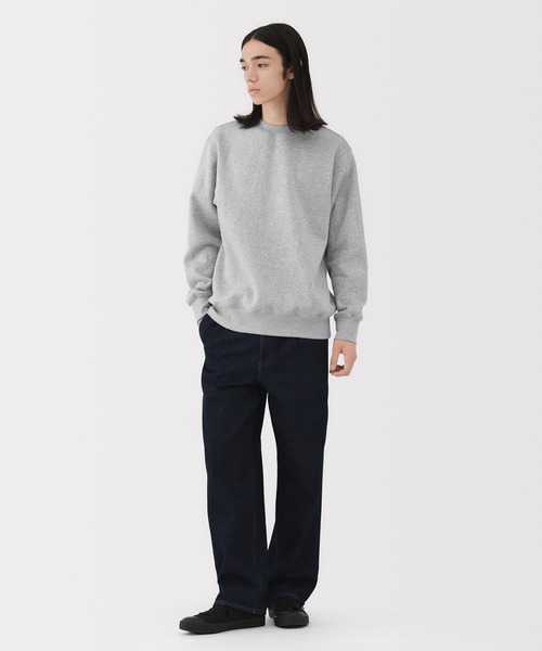 無印良品(ムジルシリョウヒン)の「紳士 スウェットシャツ(スウェット・メンズ・ブルー系/ブラウン系/カーキ/アイボリー/ブラック/グレー・XL/L/M/S/XS/XXL)」の15枚目の写真