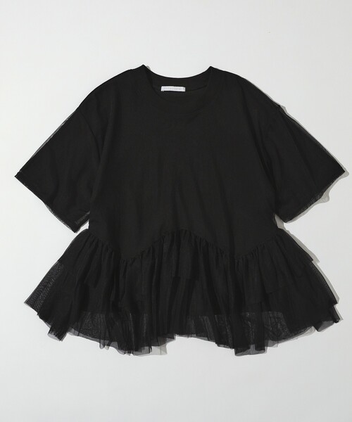 Firsthand(ファーストハンド)の「Firsthand/ファーストハンド オーガニックコットン シアーチュール レイヤードトップス(Tシャツ/カットソー・レディース・ホワイト/ブラック・フリ-)」の19枚目の写真