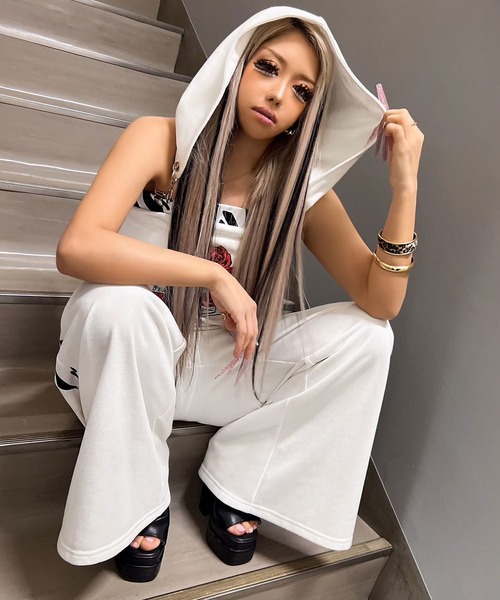 セール】【BLACKQUEEN】アニマル柄ラインワイドパンツ（その他パンツ