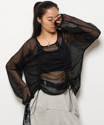 WHO'S WHO gallery | コードデザインニットソートップス(Tシャツ/カットソー)