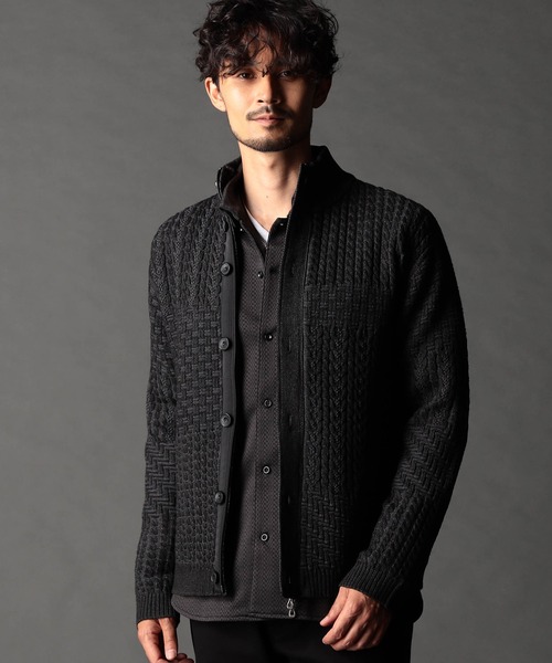 Antonio Vattev 21AW ニット切り替えブルゾン Antonio Vattev 21AW ニット切り替えブルゾン