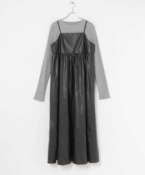 ITEMS URBANRESEARCH（アイテムズ アーバンリサーチ）の「インナーセットキャミワンピース（ワンピース・レディース・グレー系その他/ブラウン系その他/ベージュ系その他・FREE）」の10枚目の写真