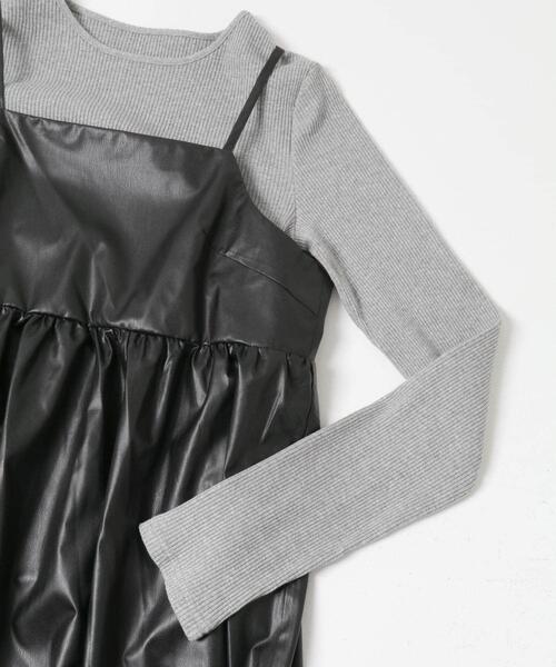 ITEMS URBANRESEARCH（アイテムズ アーバンリサーチ）の「インナーセットキャミワンピース（ワンピース・レディース・グレー系その他/ブラウン系その他/ベージュ系その他・FREE）」の11枚目の写真