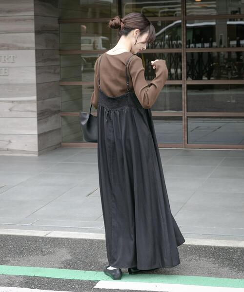 ITEMS URBANRESEARCH（アイテムズ アーバンリサーチ）の「インナーセットキャミワンピース（ワンピース・レディース・グレー系その他/ブラウン系その他/ベージュ系その他・FREE）」の20枚目の写真