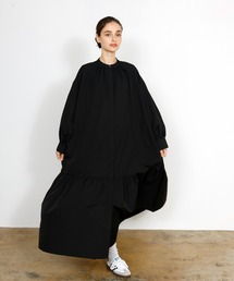 DRAW(h[)stand collar long shirts onepiece / X^hJ[ OVcs[X(Vcs[X)