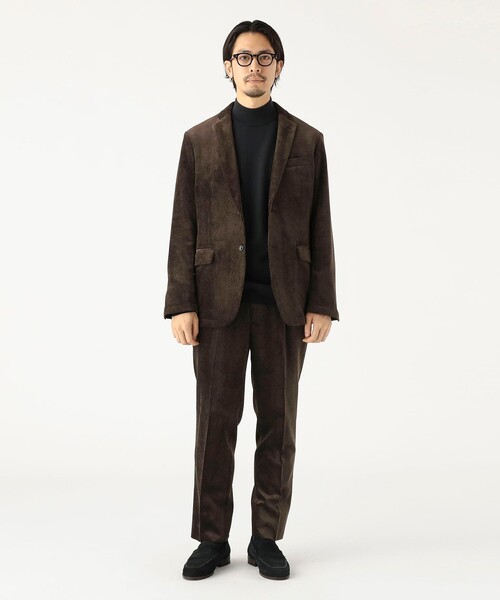 B:MING by BEAMS(ビーミングバイビームス)の「コーデュロイ 2ボタン ジャケット(ナローフィット)(テーラードジャケット・メンズ・ブラック/ネイビー/ブラウン・X-LARGE/LARGE/MEDIUM/SMALL)」の20枚目の写真