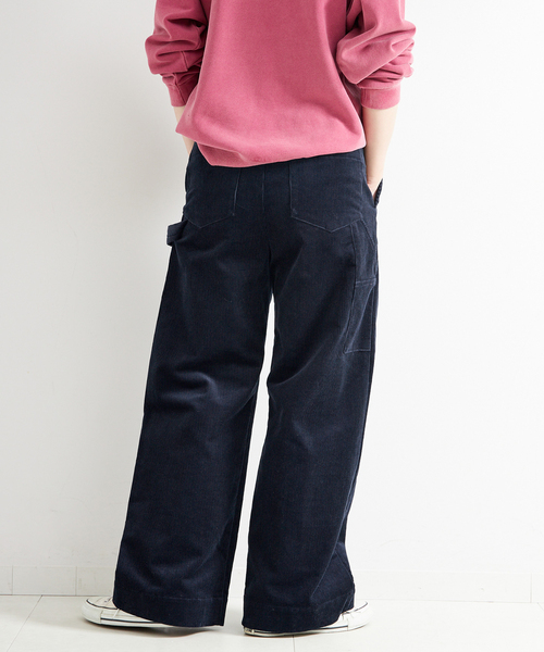 B.C STOCK（ベーセーストック）の「ウォッシャブル / コーデュロイペインターパンツ（その他パンツ・レディース・ネイビー/キャメル・SMALL/MEDIUM）」の21枚目の写真
