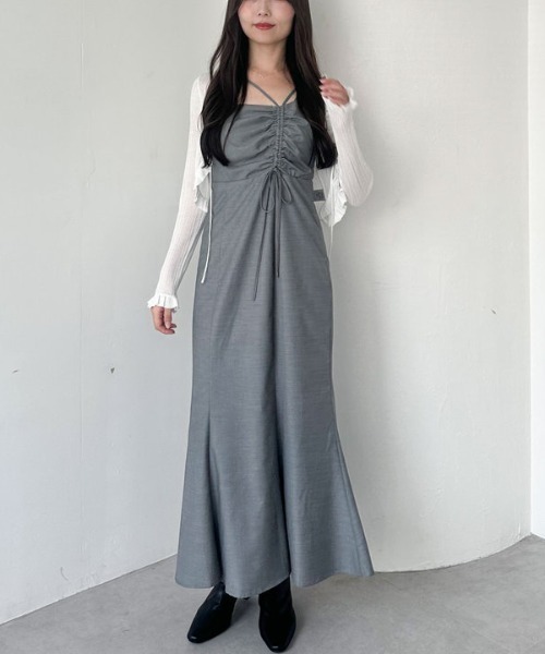 セール】アシメドロストキャミワンピース（ワンピース）｜archives