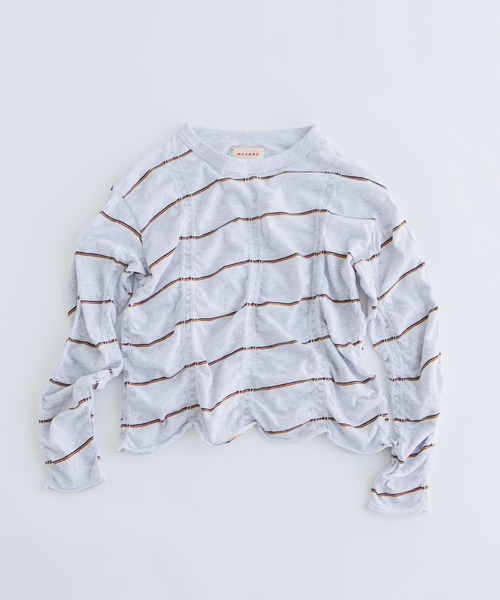 M*u様 meyame メヤメ ボーダー トップス レディース 美品 shinz 楽天市場】[MEY-1739]MEYAME(メヤメ)BORDER DOUBLE LONG SLEEVE TEE