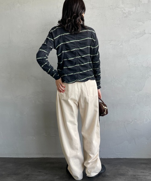 M*u様 meyame メヤメ ボーダー トップス レディース 美品 shinz M*u様 meyame メヤメ ボーダー トップス レディース 美品 shinz