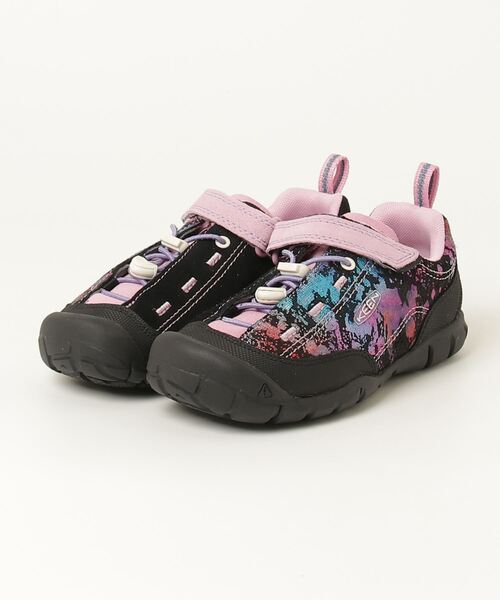 KEEN（キーン）の「JASPER II / ジャスパー ツー / キッズ スニーカー（スニーカー・キッズ・ブラック×ピンク・23.5cm/22.5cm/22cm/21cm/20cm）」の1枚目の写真
