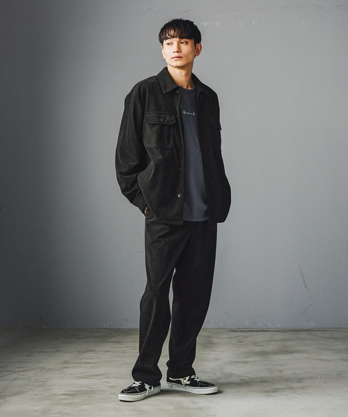 LAKOLE(ラコレ)の「コーデュロイストレートスリムパンツ / 590553(その他パンツ・メンズ・ブラウン/グレイッシュベージュ/ブラック/オリーブ・LARGE/MEDIUM/SMALL)」の5枚目の写真